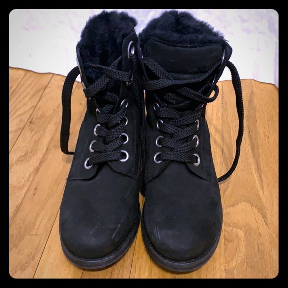 Black boots